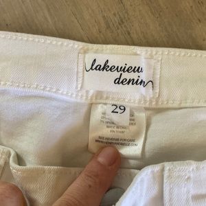 White jeans extra stretch and comfy